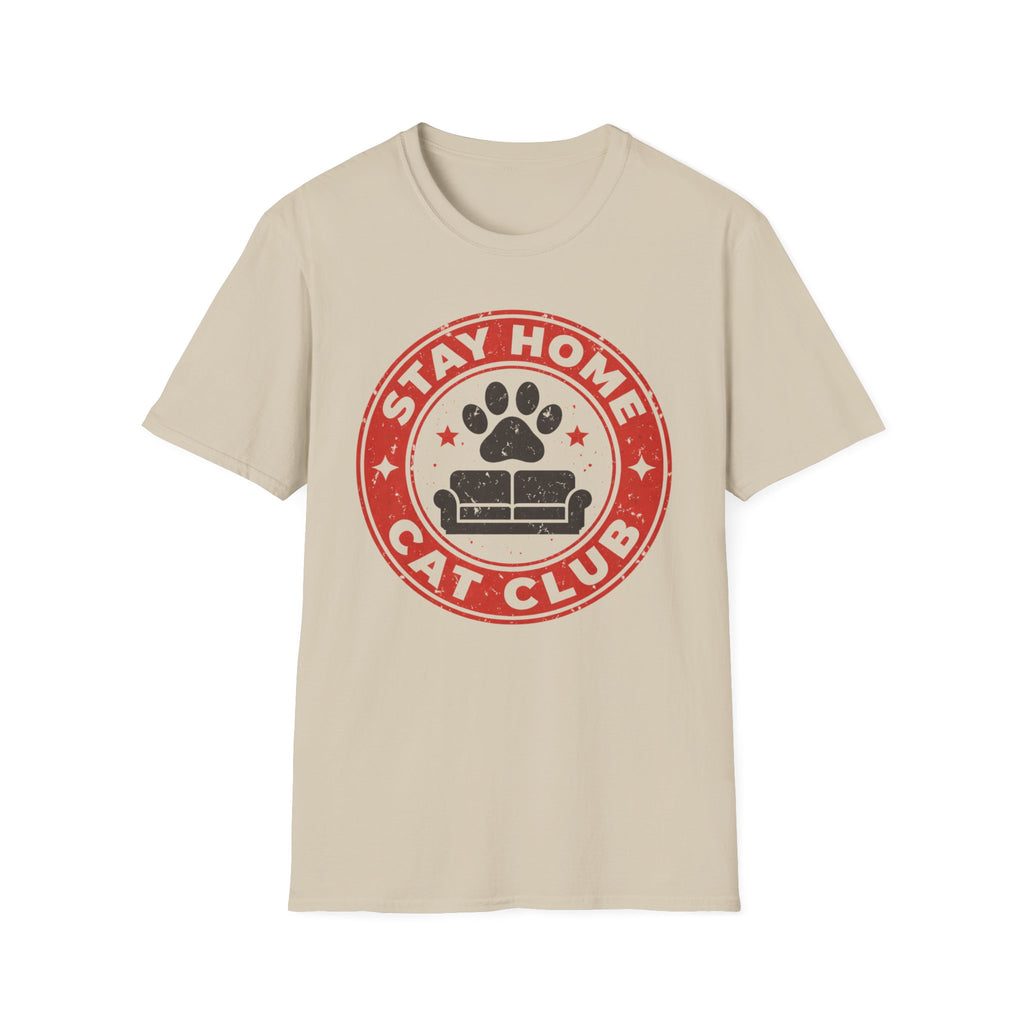 Stay Home Cat Club - T-Shirt