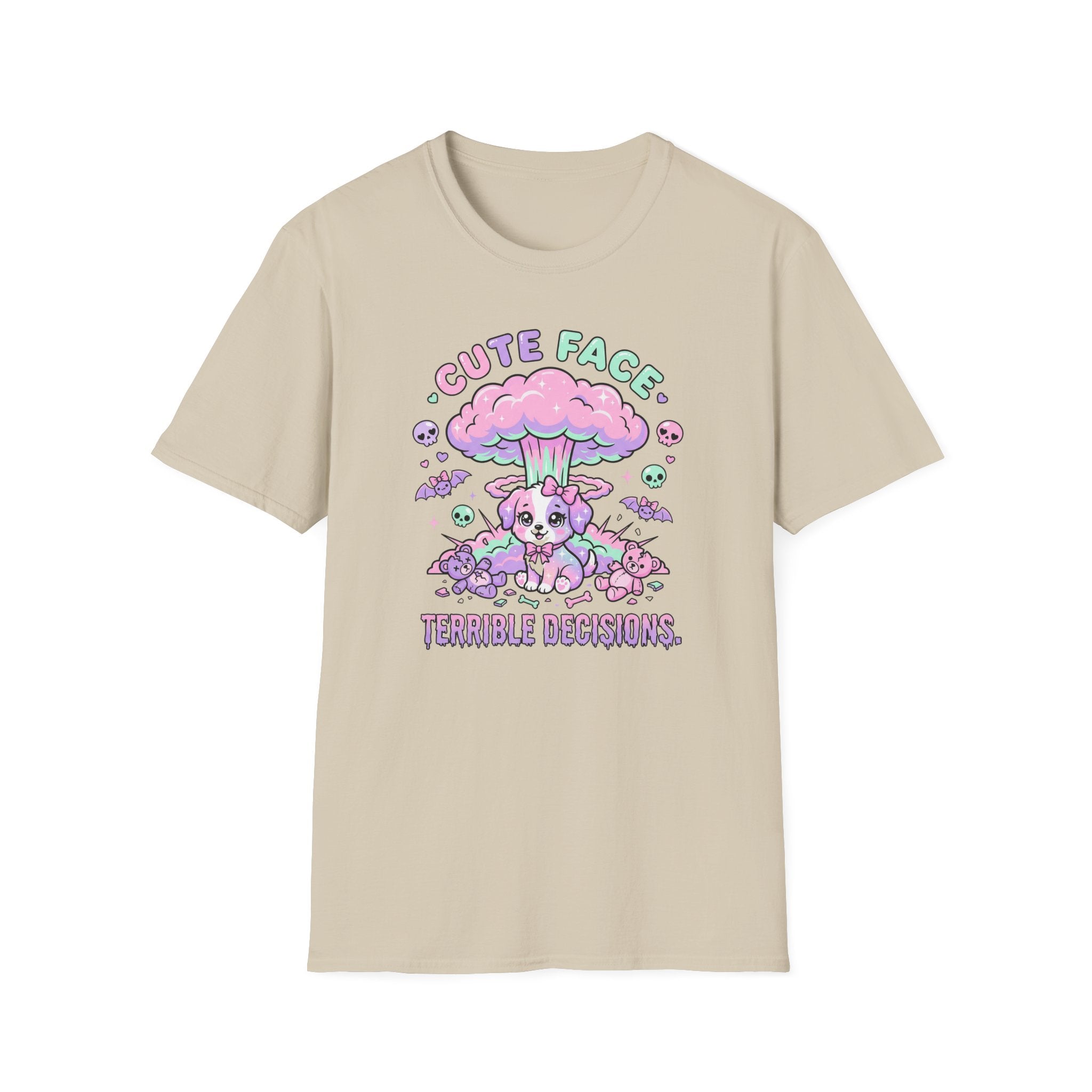 Cute Face, Terrible Decisions - T-Shirt
