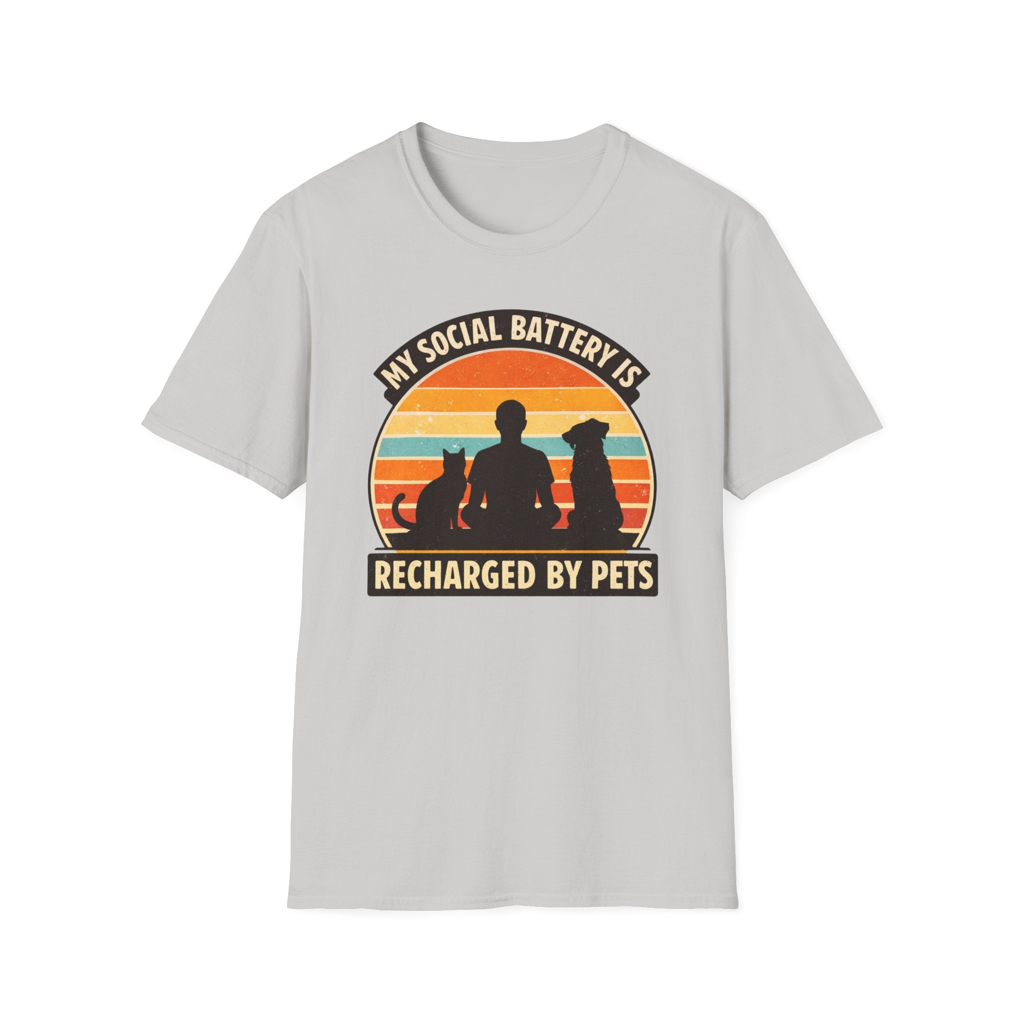 Recharged By Pets - T-Shirt