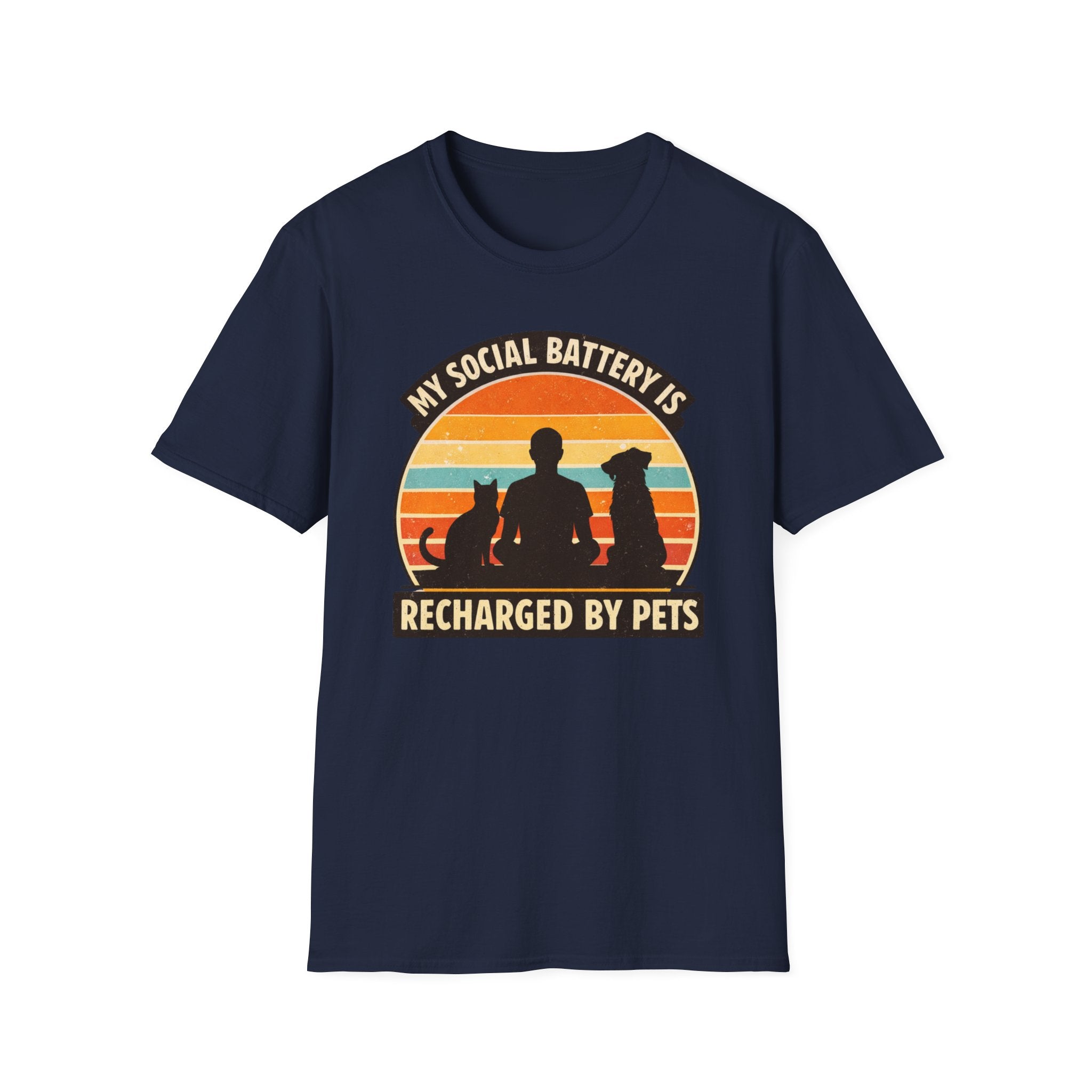 Recharged By Pets - T-Shirt